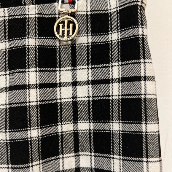 Tommy Hilfiger.Black and White Checkered Straight Leg Pants Size 4 - Picture 6 of 8